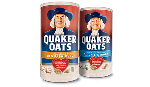 Save $1.00 on any TWO (2) packages of Quaker Old Fashioned, Quick or Instant Oats