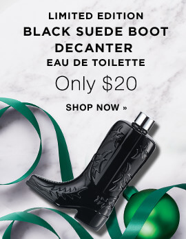 Limited Edition Black Suede Boot Decanter Only $20