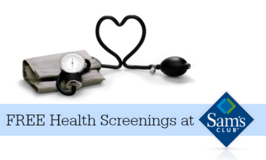 Free Health Screenings at Sam’s Club
