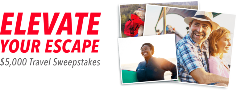 Win $5000 Cash from AARP Elevate Your Escape Sweepstakes