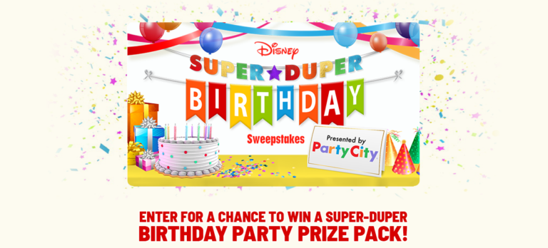 Win a $500 Party City Gift Card and a Disney Prize Pack