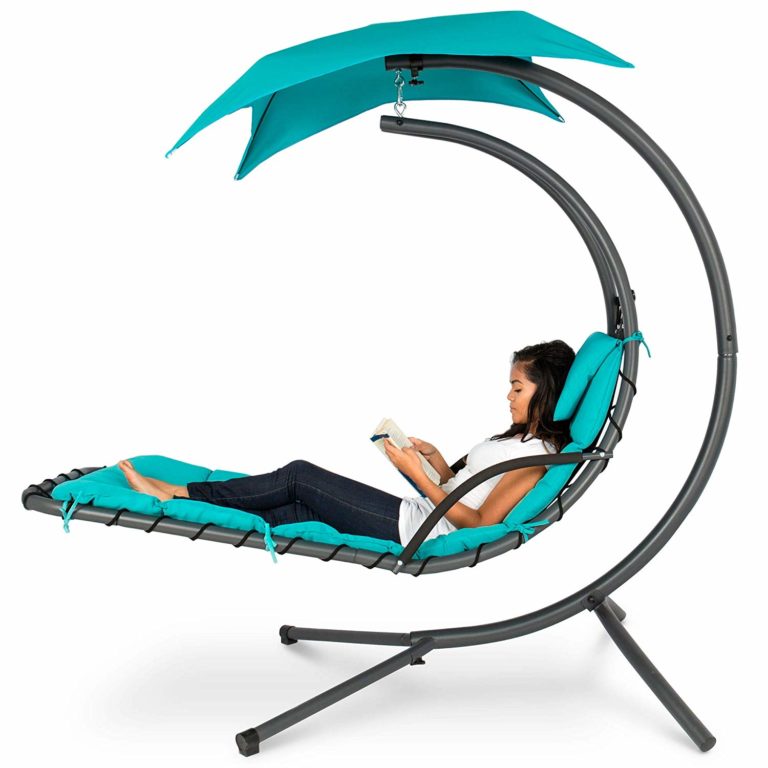 Hanging Curved Chaise Lounge Chair Swing Only $164.99 (Reg. $399.99) + FREE SHIPPING
