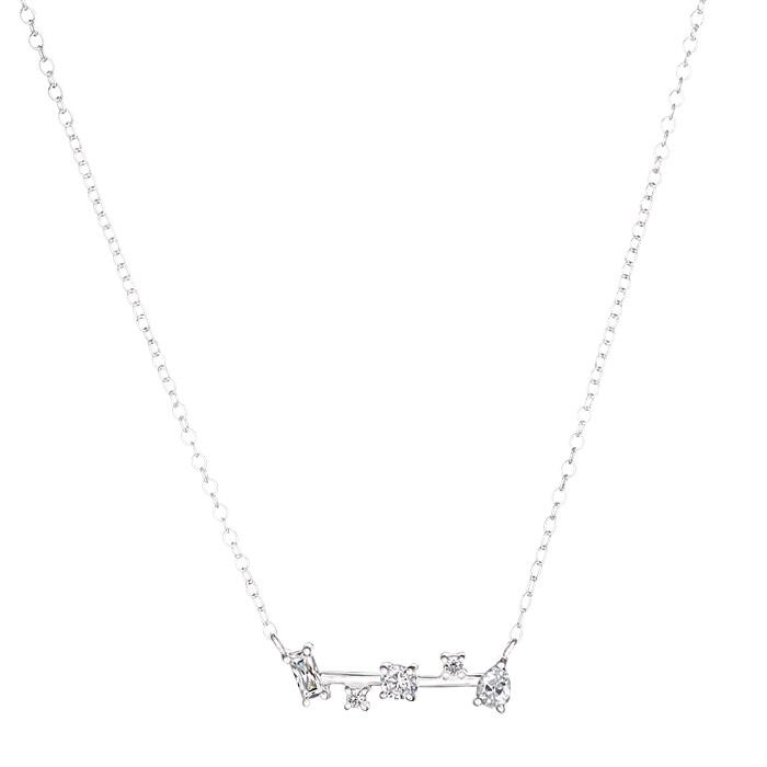 Sterling Silver Geo Bar Necklace Only $ 24.99 (Was $54.99)