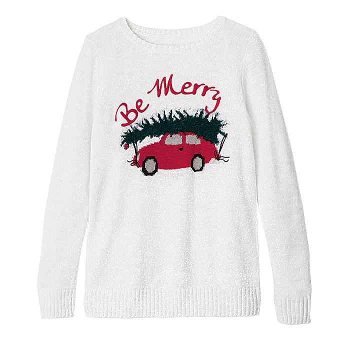 Be Merry Sweater Only $16.99 (Reg.$34.99)
