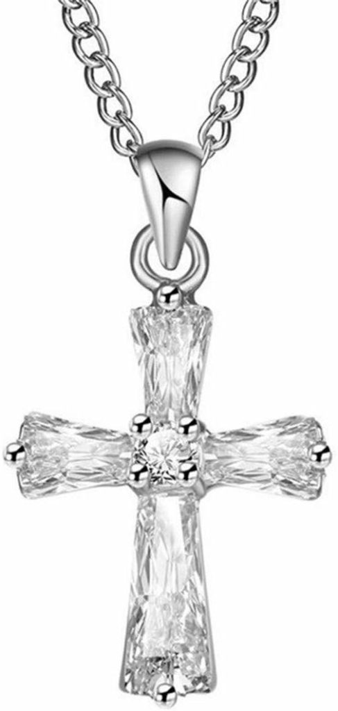 Crystal Cross Pendant Necklace ONLY $2 Shipped