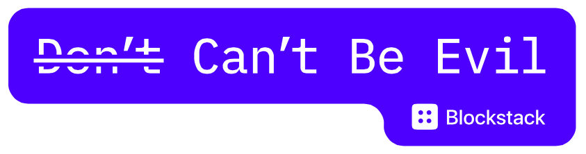 Free Don’t Can’t Be Evil Sticker