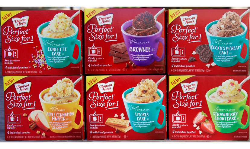 Free Duncan Hines Perfect Size for 1 Cake at Stop & Shop