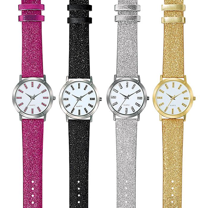Glitter Glam Strap Watch