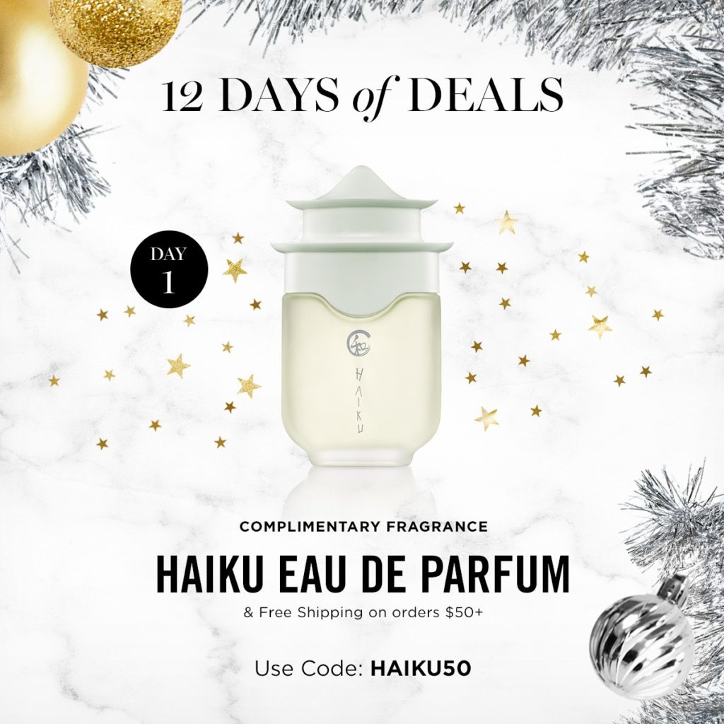 Avon 12 Days Of Deals – FREE Complimentary Fragrance Haiku Eau De Parfum