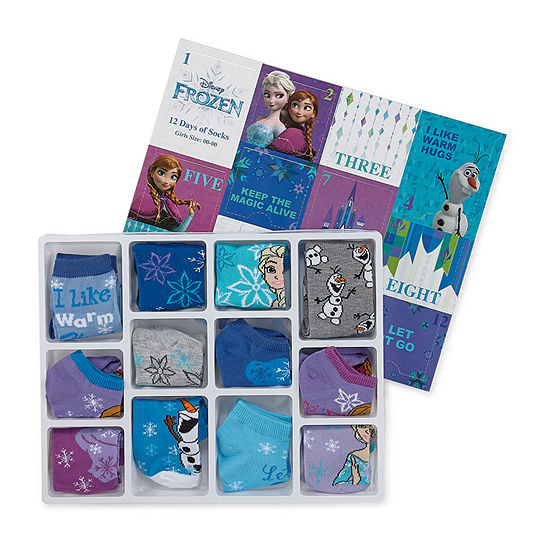 Disney Frozen Socks 12-Count ONLY $9.74 at JCPenney