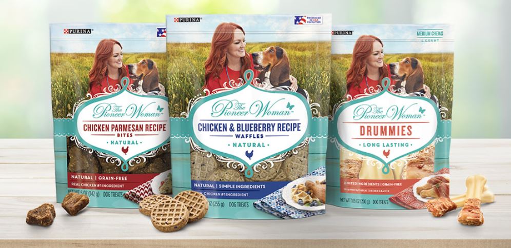 Save $1.50/2 Packages of The Pioneer Woman Dog Treats