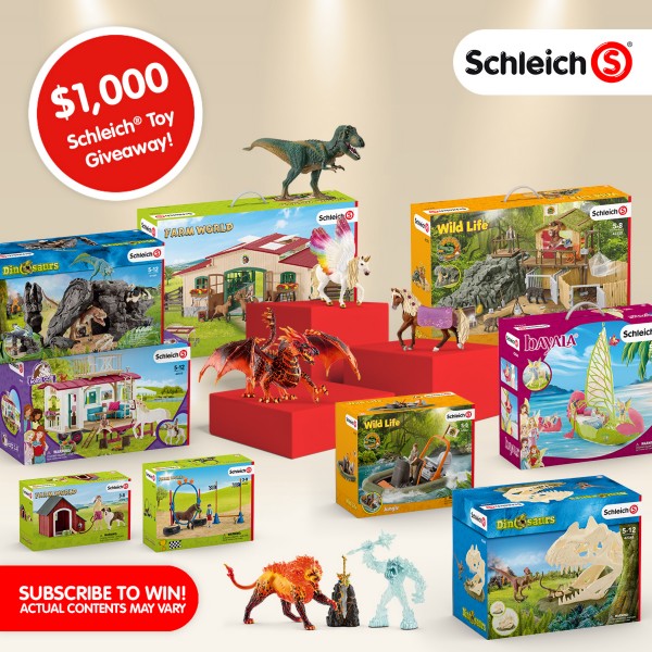 Win $1,000 Worth of Schleich Toys