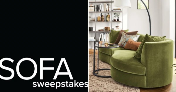 Win the Room & Board Sofa of Your Choice Valued up to $4,500