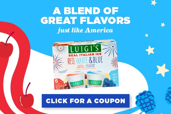 High Value $0.75/1 LUIGI’S Real Italian Ice Coupon Available To Print
