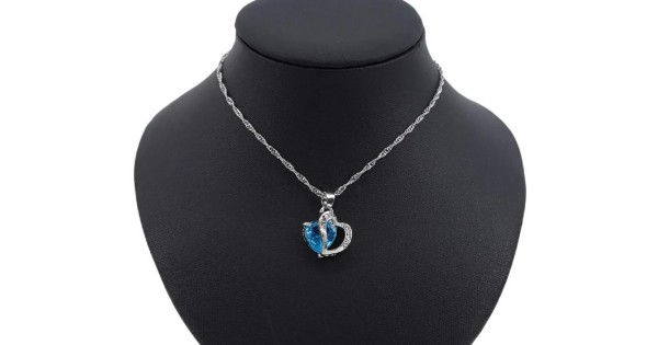 Double Heart Necklace ONLY $1 Shipped