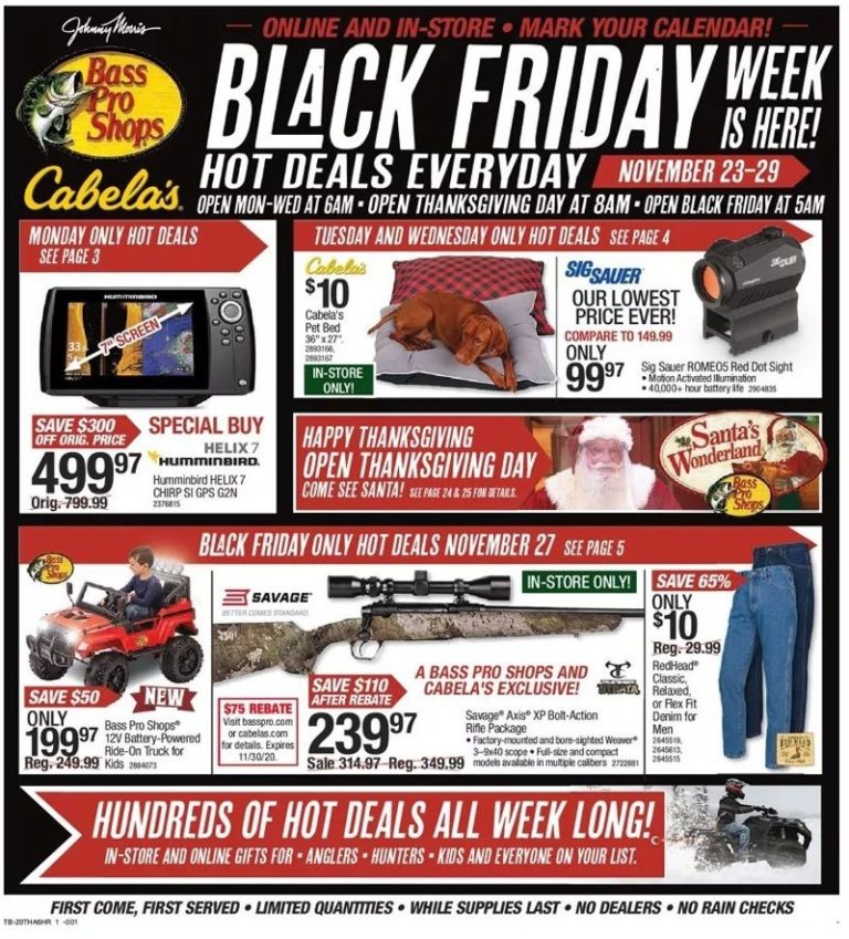 Bass Pro Shops Black Friday Ad Preview