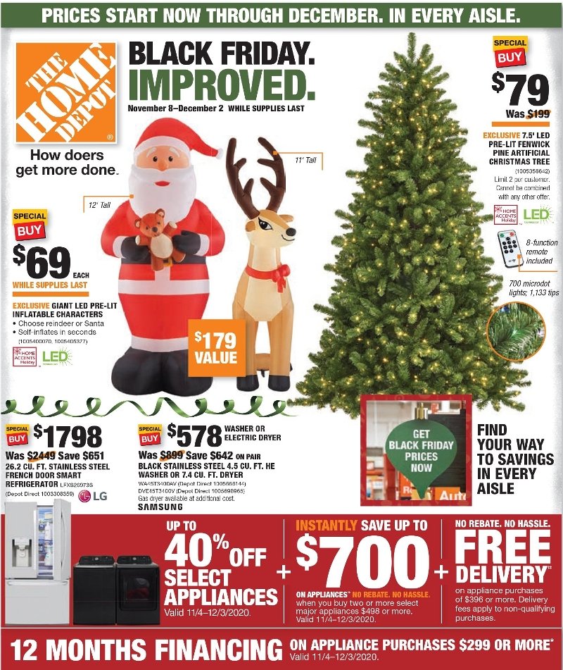 Home Depot Black Friday Ad Preview