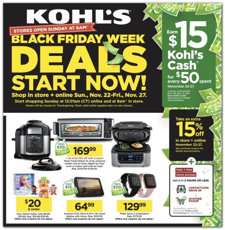 Kohl’s Black Friday Ad Preview