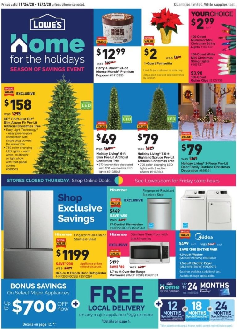 Lowe’s Black Friday – Cyber Monday Ad Preview