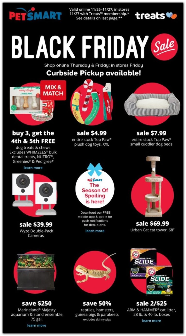Pet Smart Black Friday Ad Preview