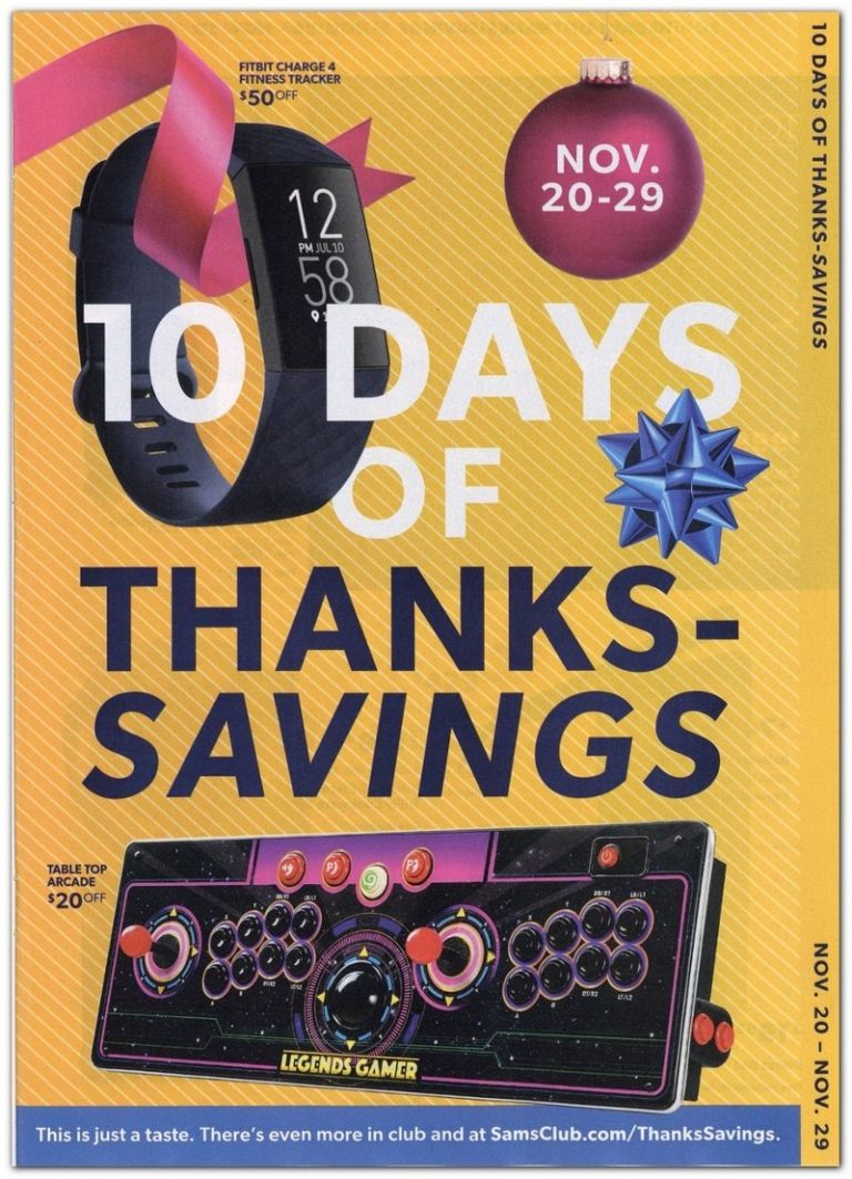 Sam’s Club Black Friday Ad Preview