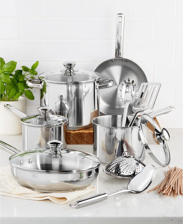 Stainless Steel 13-Pc. Cookware Set Only $29.99 (Was $119.99)