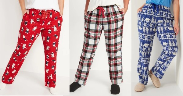 Old Navy Women’s Pajama Pants ONLY $7 (Reg $20)