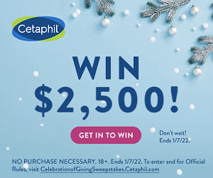 Enter the Celebration of Giving Sweepstakes for a chance to win $2500