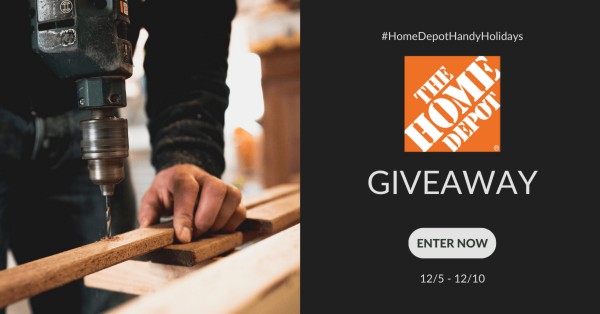 Enter The #HomeDepotHandyHolidays Sweepstakes