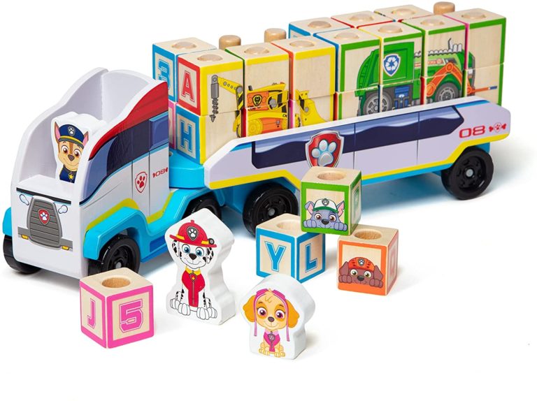 PAW Patrol Wooden ABC Block Truck 33-Pc ONLY $16.19 (Reg $27)