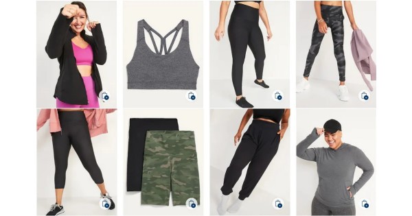 Today Only: 50% Off Activewear at Old Navy