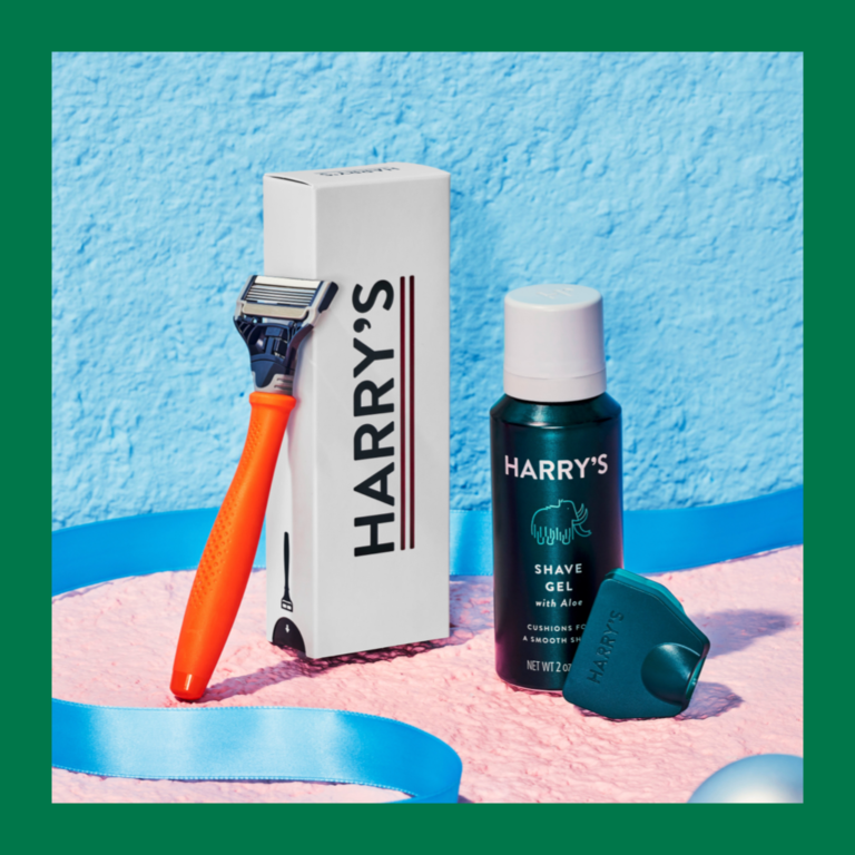 $3 Shipped Harrys Razor, Shaving Cream and Cover Set 