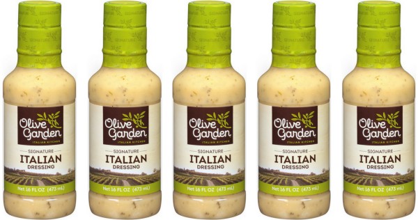 Coupon Savings – Save $0.75/1 Olive Garden Salad Dressing