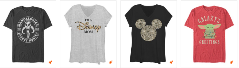 *HURRY* Character Apparel Tops Only $4.99