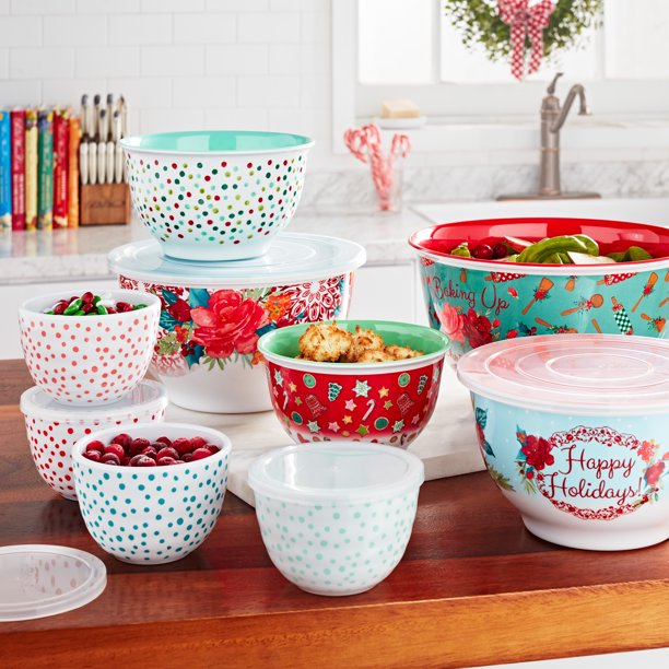 The Pioneer Woman 18-Piece Bowl Set Only $25 Was $52.99