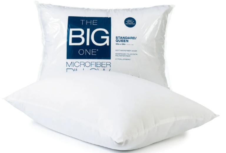 The Big One Microfiber Standard Pillow ONLY $3.39 at Kohl’s
