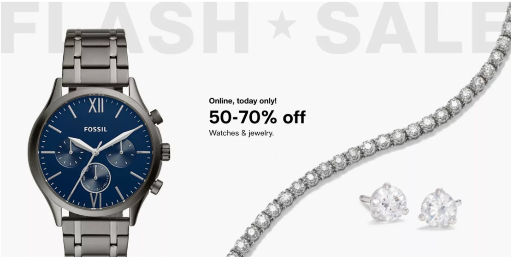 Today Only: 50-70% OFF Watches & Jewelry at Macy’s