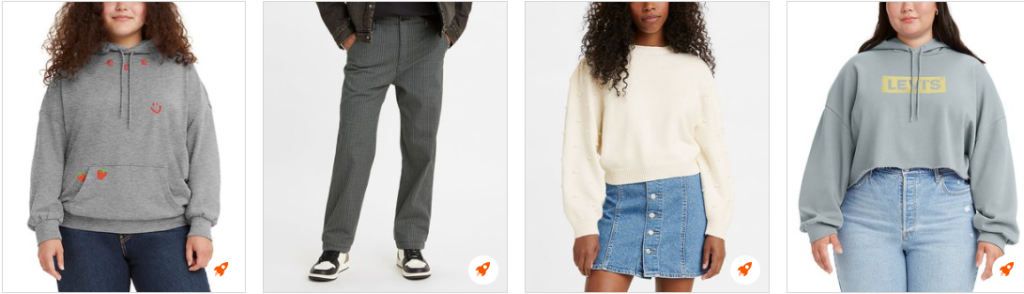 HURRY – Men And Women’s Levi Apparel Only $9.49