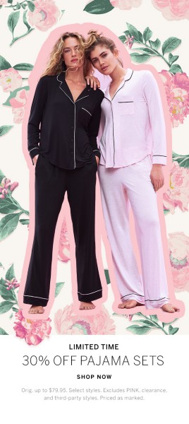 Limited Time Only: Save 30% Off On Pajama Sets At Victoria’s Secret