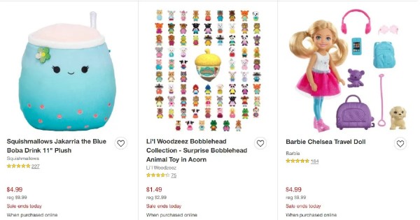 HURRY -Target has 50% Off Toys and Dolls TODAY ONLY!