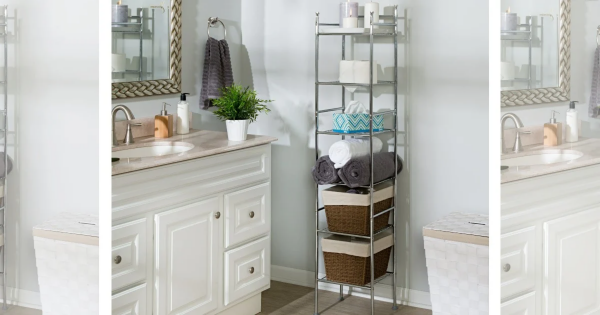 6-Tier Bathroom Shelf ONLY $14.48 (Reg $31)