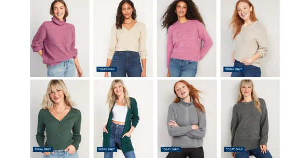 Today ONLY: 50% Off All Sweaters