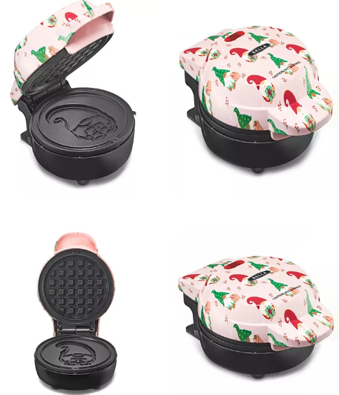 Black Friday Deal – Pink Gnome Mini Waffle Maker Only $11.99 Was $24.99