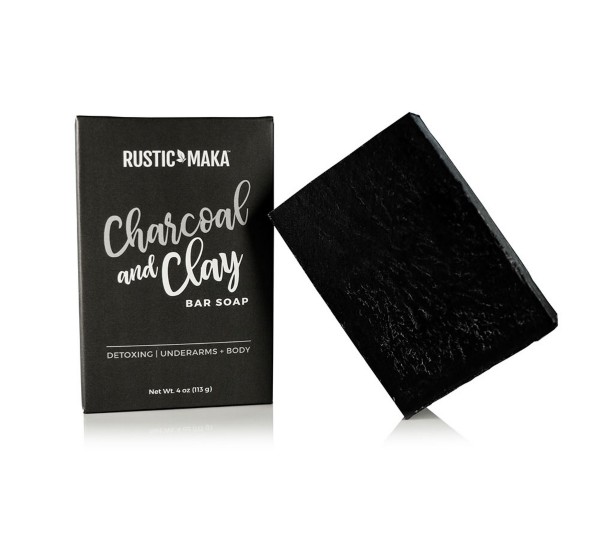 Free Rustic MAKA Charcoal and Clay Bar Soap