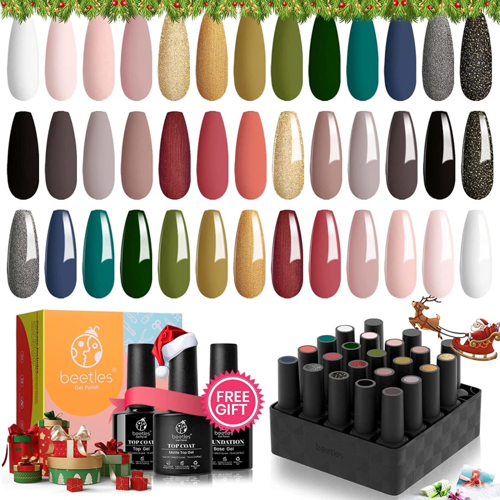 20Pcs Gel Nail Polish Kit Fall Winter Colors – Only $18.10 (Reg.$32.99)