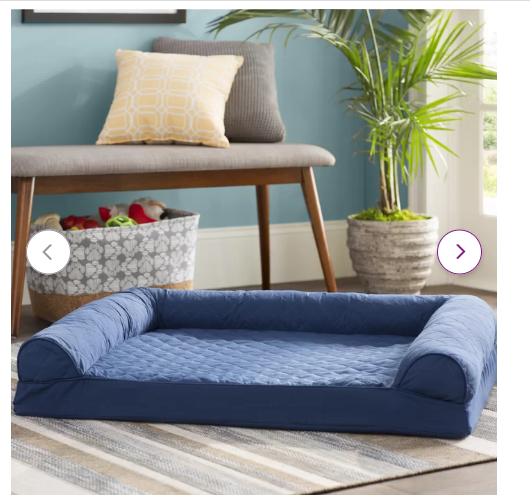 Save 60% Off Quilted Orthopedic Bolster Pet Beds