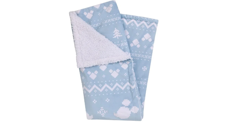 Mickey Mouse Winter Christmas Blanket ONLY $8.39 (Reg. $27.99)