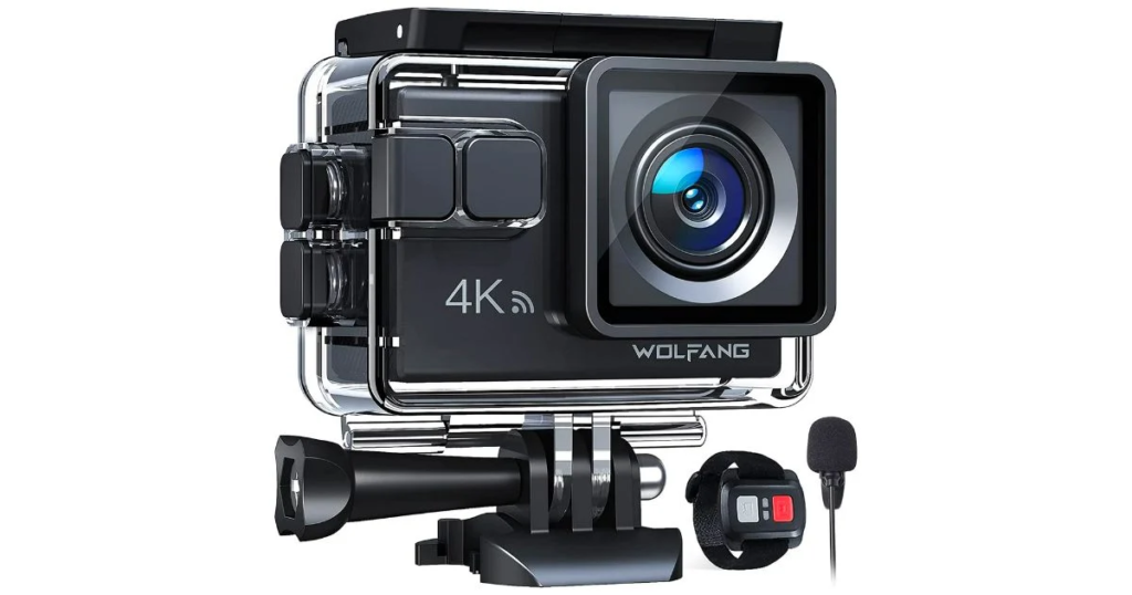 Underwater Action Camera 4K 20MP ONLY $49.99 (Reg $100)