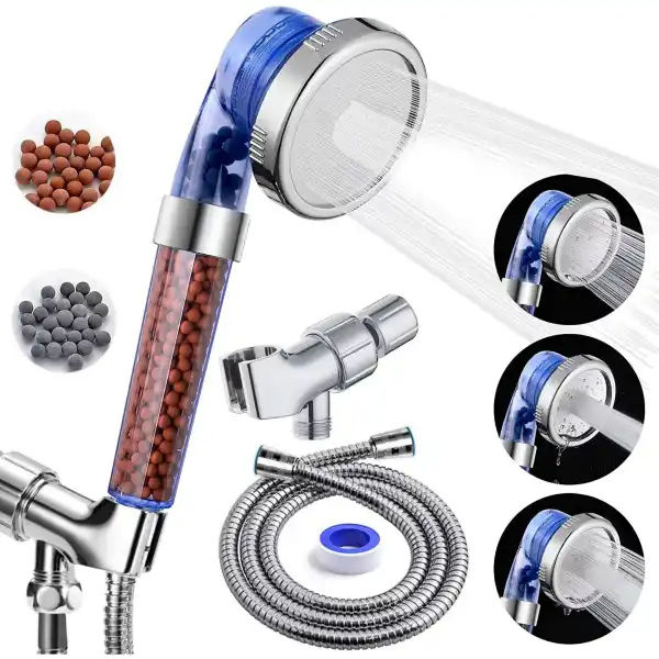 Handheld Shower Head with High Pressure and Filter Beads Only $16.59 Was $34.99