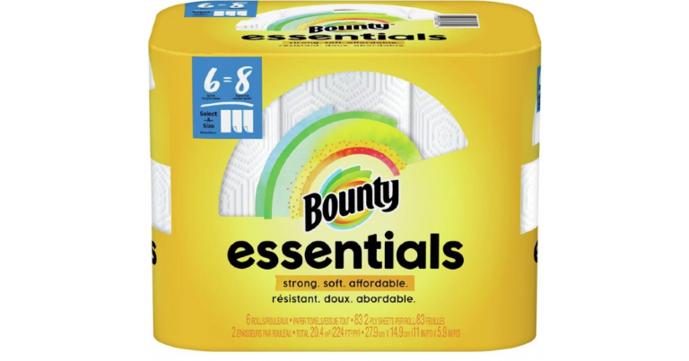 Bounty Select a Size Paper Towels ONLY $1.49 (Reg $8.99)